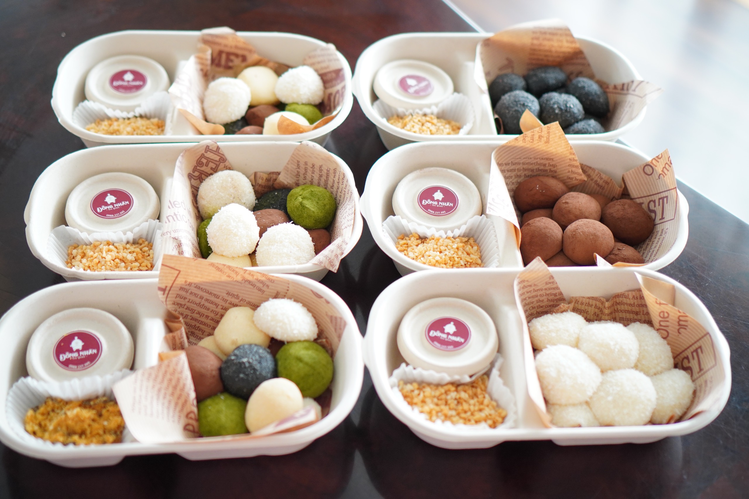 Bánh Mochi Chấm Kem Sữa Size L